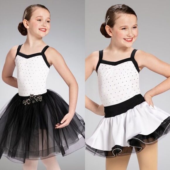 Weissman dance costume Ballet tutu jazz WINGS 13048 3 piece Set MC child 10/12 - Picture 1 of 6